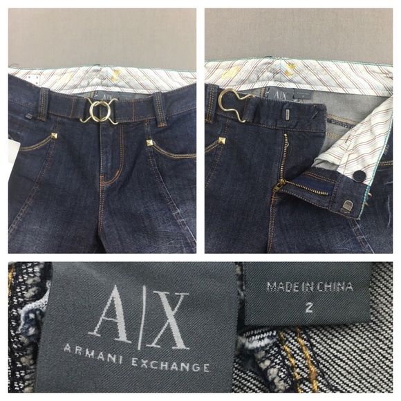 🐞A/X Armani Exchange Stretch Straight Leg jean - Picture 5 of 12